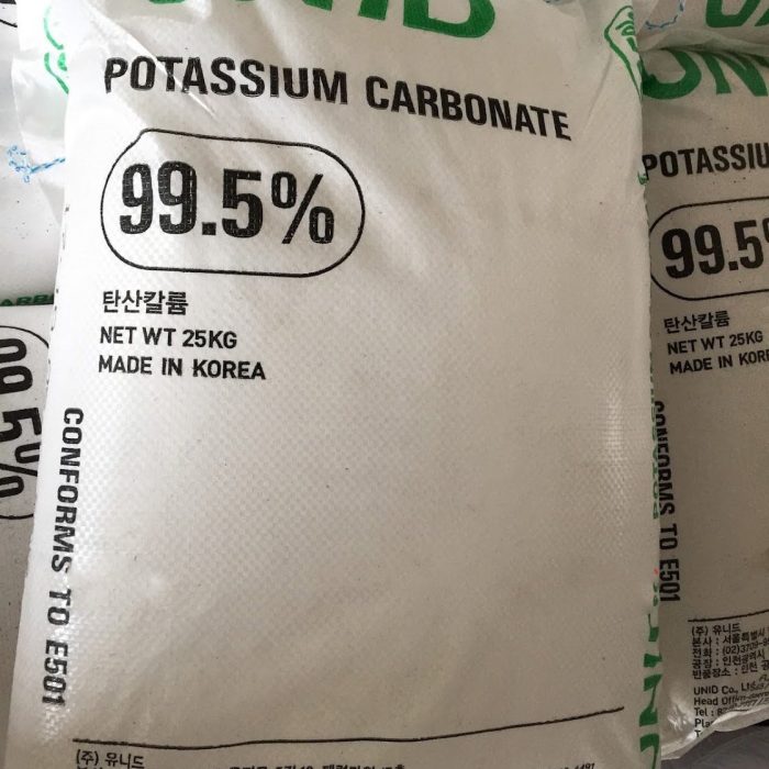 K2CO3 - KALI CACBONAT