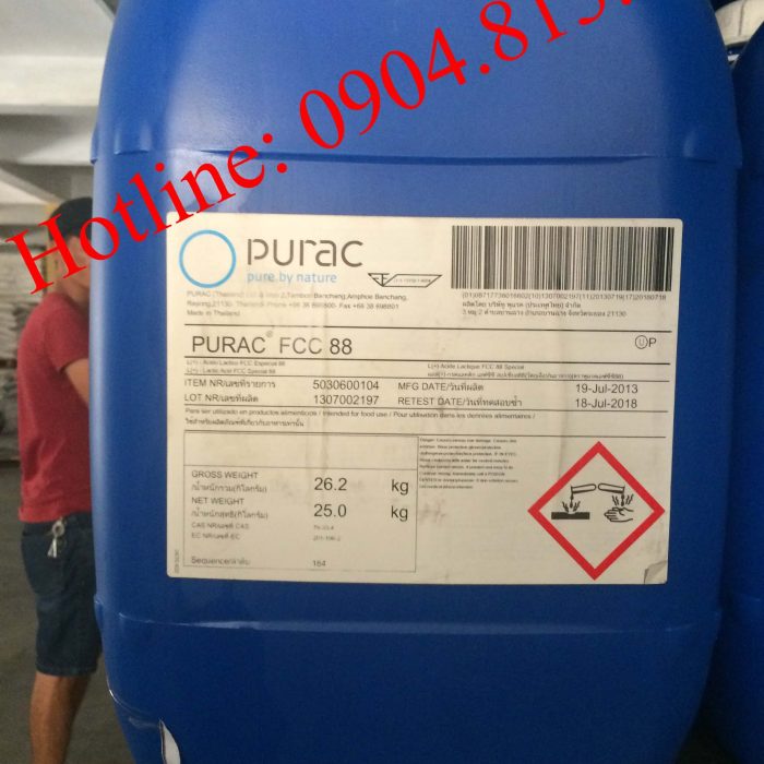 Axit lacitc – C3H6O3 – Acid lactic