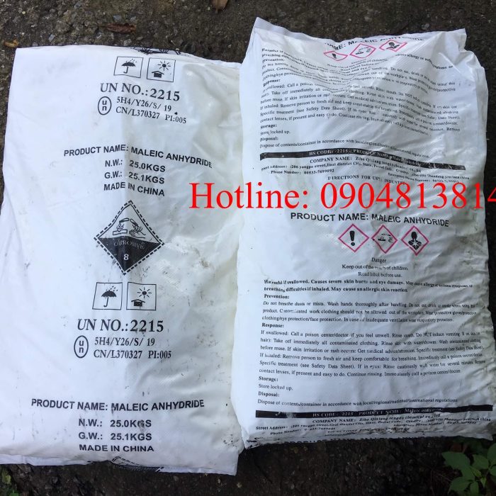 Axit Maleic Anhydride – C4H2O3