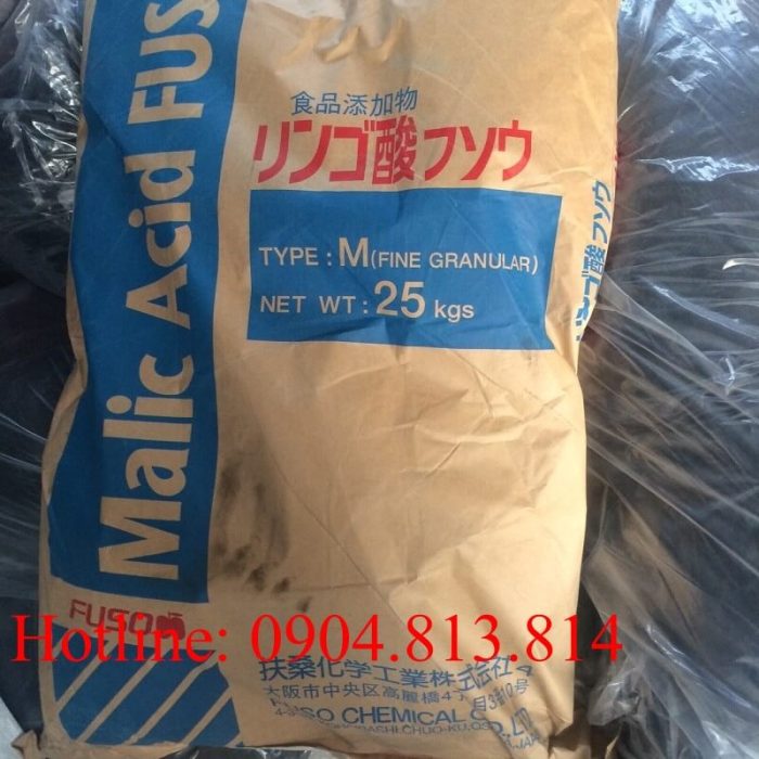 Axit malic – C4H6O5 –  Axit táo 