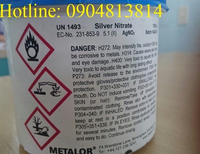 Bạc nitrat - AgNO3 - Silver nitrate