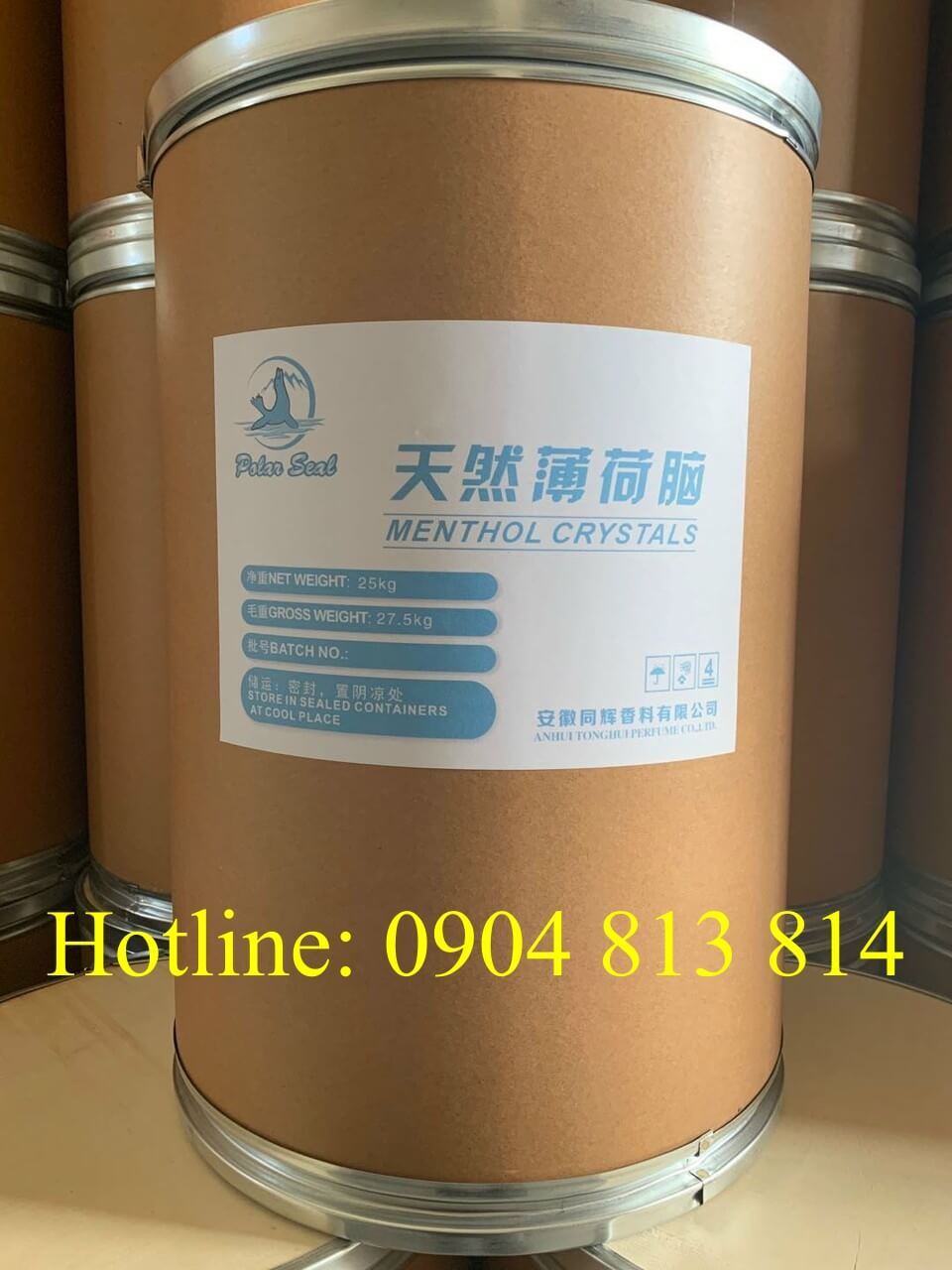 Menthol crystals – Tinh thể bạc hà