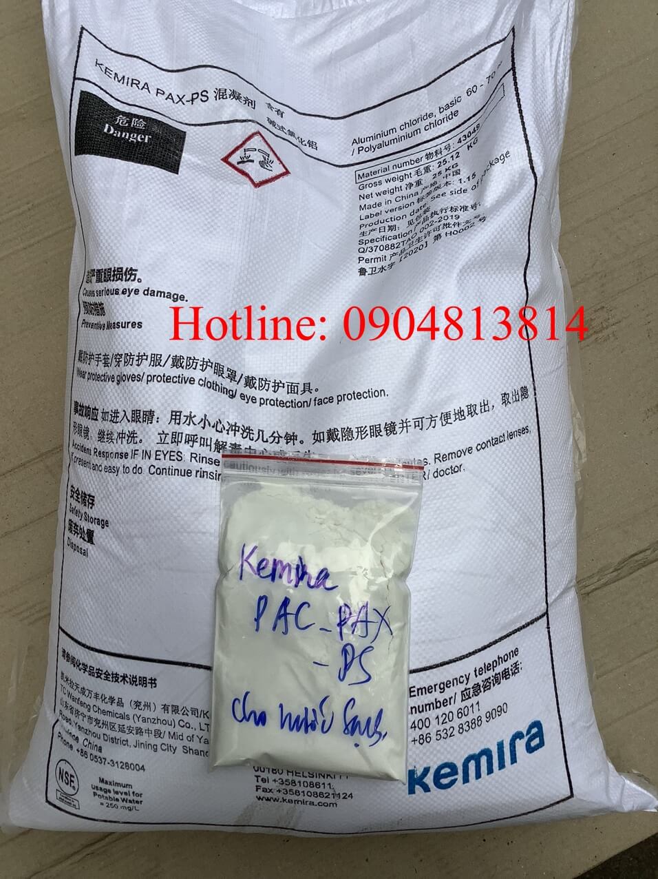 PAC thực phẩm – Poly aluminium chloride – Poly aluminium chlorit