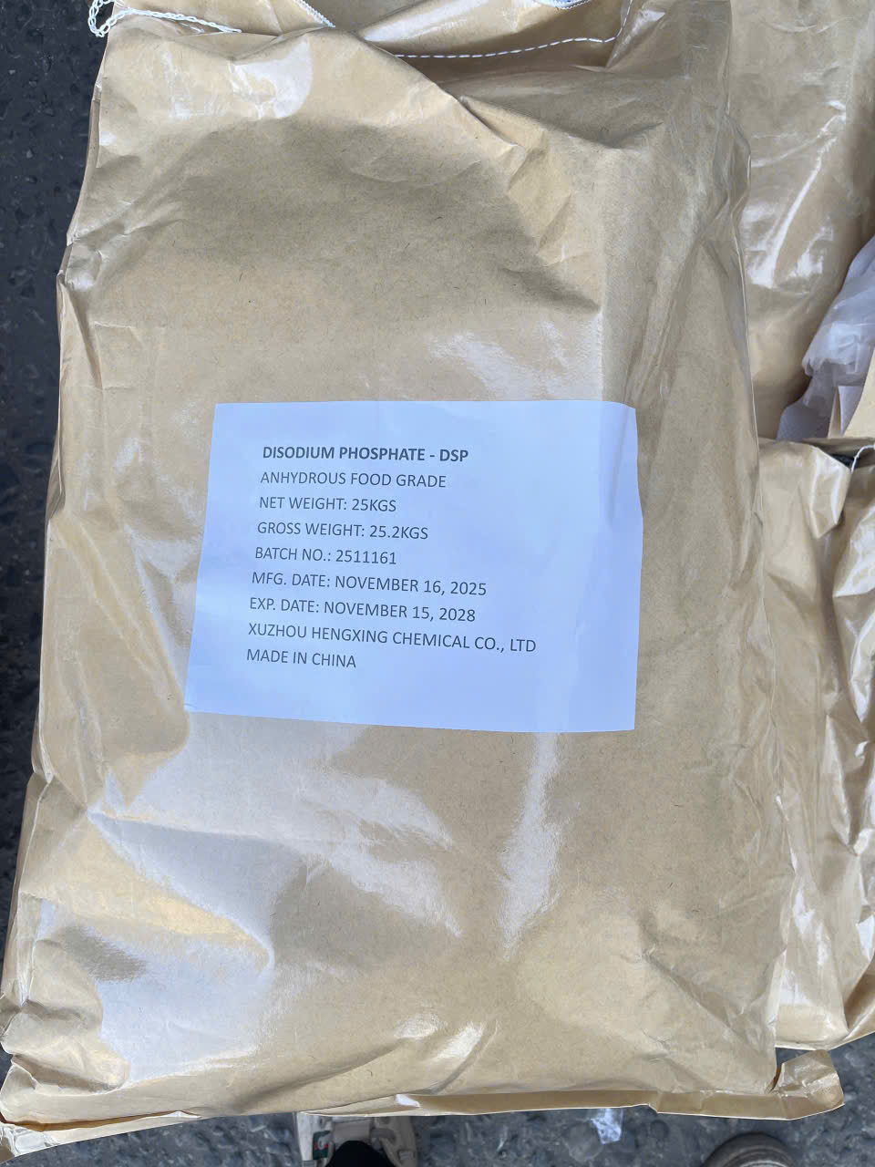 Disodium Phosphate DSP Na2HPO4 Anhydrous Food Grade 25kg Spchemical