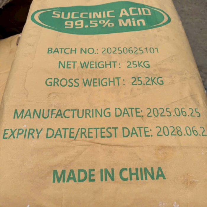 Acid Succinic Bio-Based 99.5% – Phụ Gia Thực Phẩm & Dược Phẩm | Spchemical