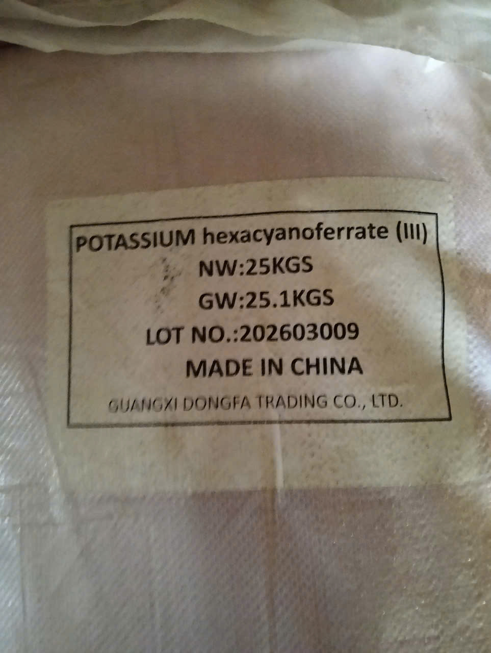 k3fe(cn)6 potassium ferricyanide